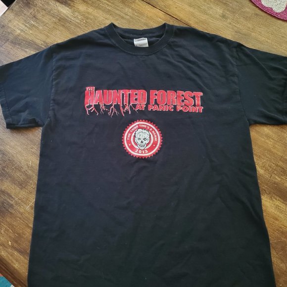 Haunted Forest at Panic Point NC Attraction Tee M - Picture 2 of 2